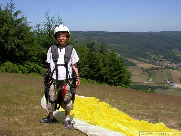 parapente voler en parapente en Bourgogne