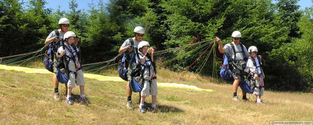 parapente voler en parapente en Bourgogne