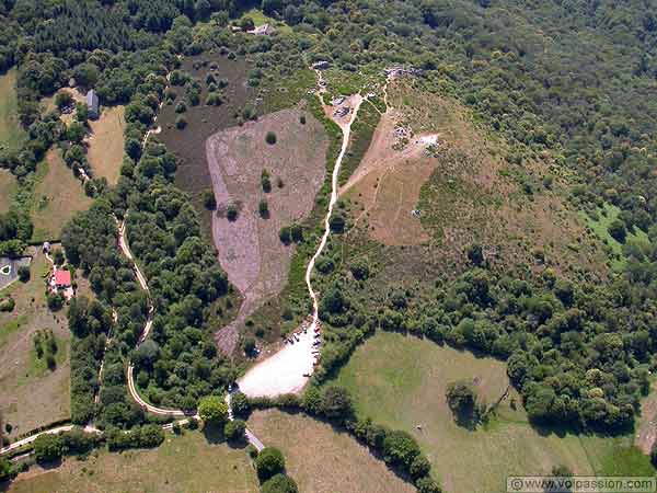 vue aerienne Uchon