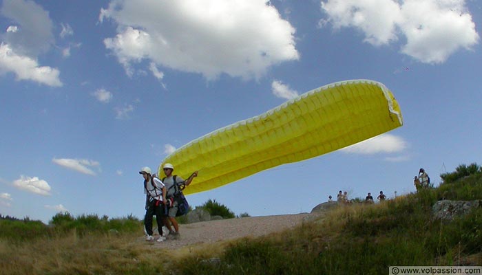 parapente voler en parapente en Bourgogne bapteme parapente