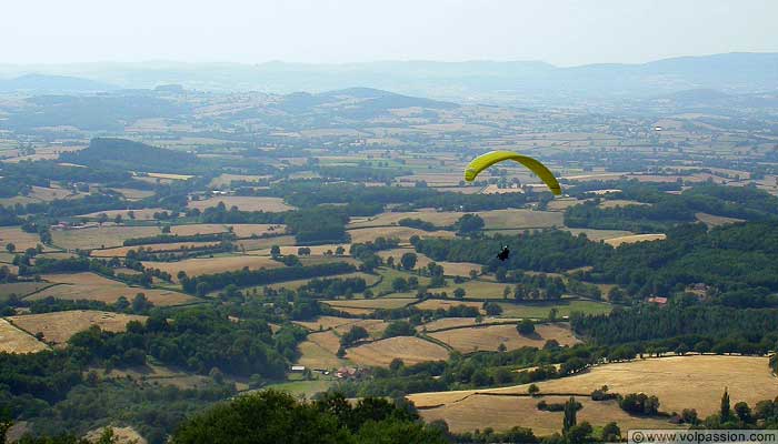 parapente voler en parapente en Bourgogne bapteme parapente