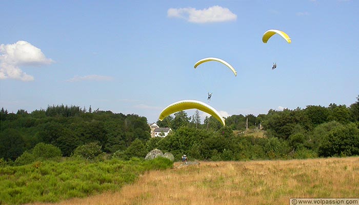 parapente voler en parapente en Bourgogne bapteme parapente