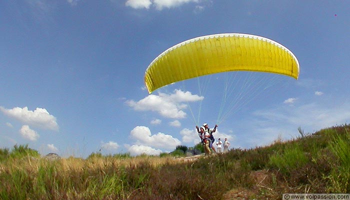 parapente voler en parapente en Bourgogne bapteme parapente