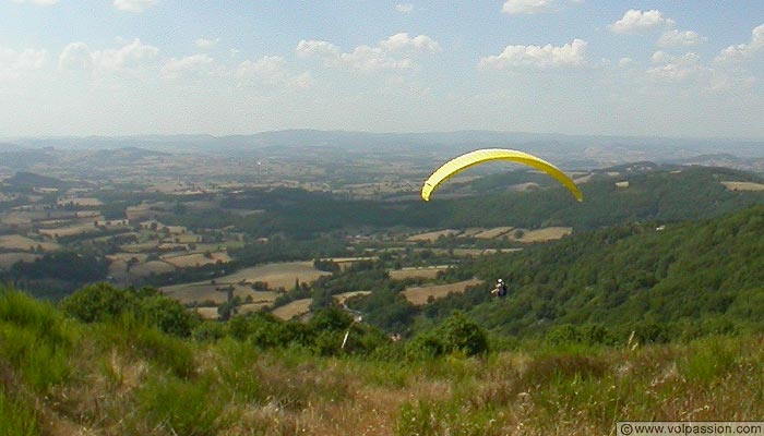 parapente voler en parapente en Bourgogne bapteme parapente