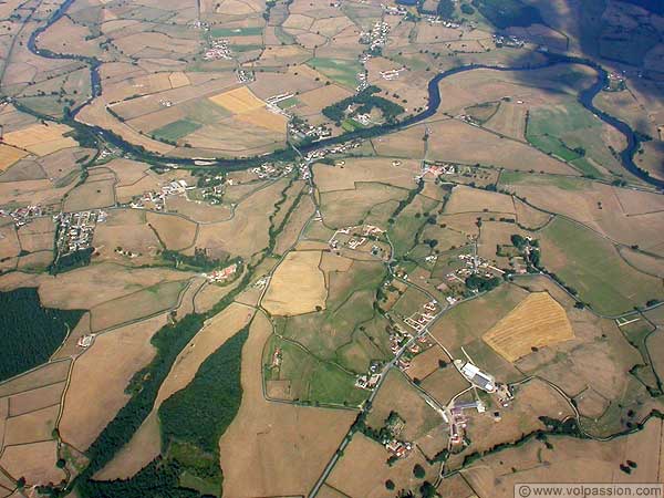 Vendenesse-sur-Arroux vue du ciel