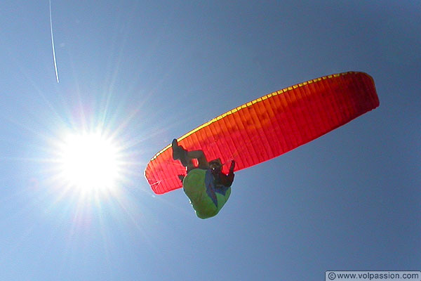 parapente au Mont Pjus