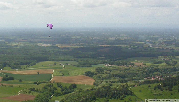 parapente au Mont Myon