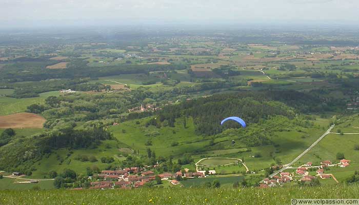 parapente au Mont Myon