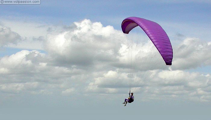 parapente au Mont Myon