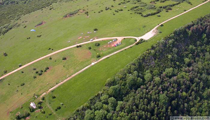 parapente au Mont Myon