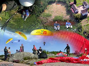 parapente en bourgogne aout 2006