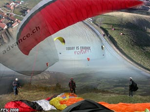 photo parapente en bourgogne volpassion en bourgogne fevrier 2008