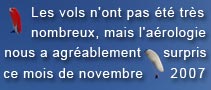 nous avons ete agreablement surpris par les conditions de vol en parpanete