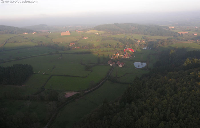 voler en parapente en bourgogne à  Suin