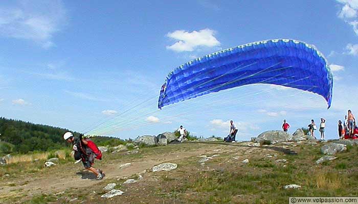 sites de vol parapente bourgogne Uchon