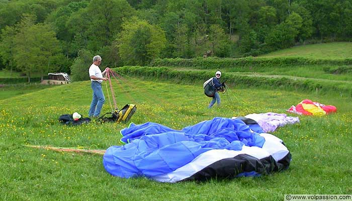 sites de vol parapente en bourgogne Uchon